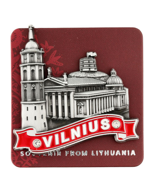 Metalinis magnetas Vilniaus Katedra ir Gedimino bokštas